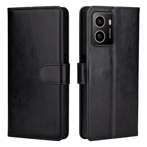32nd Book Wallet PU Leather Case Cover for HMD Pulse/Pulse Pro/Pulse Plus, Flip Case With RFID Blocking Card Slots