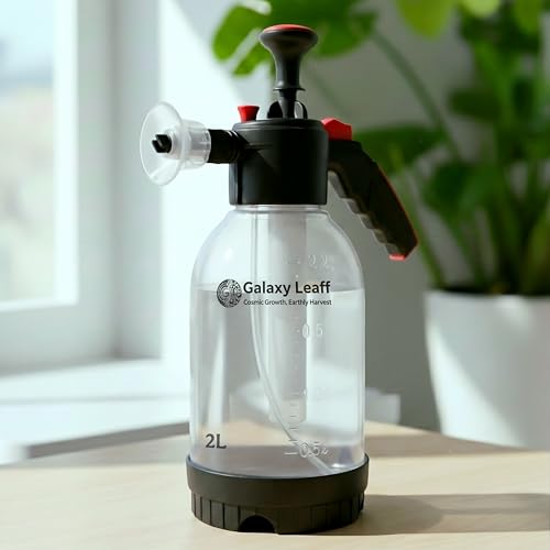 Galaxy Leaff Foam Sprayer, 2L Capacity, Transparent, with Pressure Pump and Adjustable Nozzle | Foam Spray for Cleaning Car and Bike