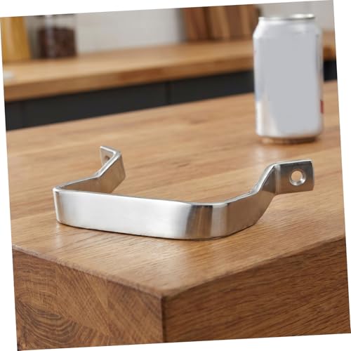 4 piezas de manija de olla de acero inoxidable para olla a presión y olla de sopa, manija resistente para cocina con espacio entre orificios de 9.8 cm miniatura 4