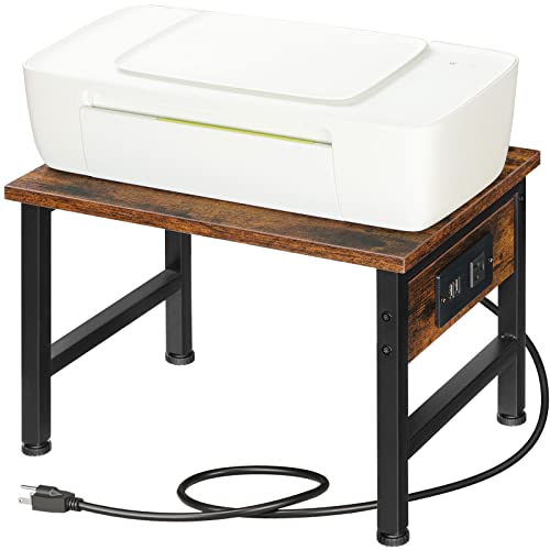 Hoobro Tree Bookshelf, 9-Tier Bookcase Wooden Shelves Desktop Printer Stand With Charging Station Bf08Sj01-Bf01Ups01 #TOP3