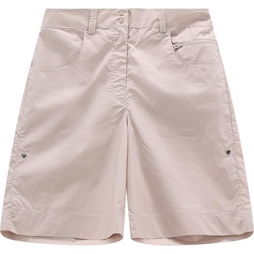 Bermuda short Femme Papyrus aux finitions haut de gamme et coupe droite