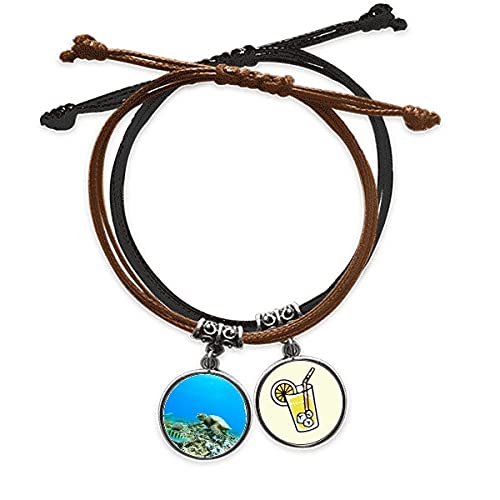 Bracelet tortue de mer en corde et cuir le cadeau idéal pour gâter