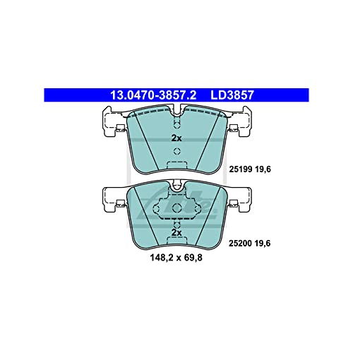 Ate 13.0470-3857.2 Pastiglia Freno