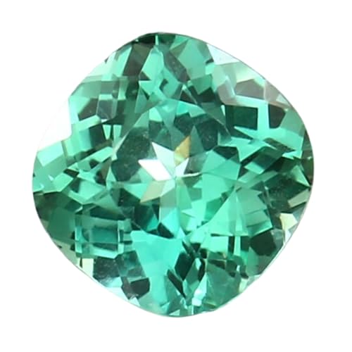 Pierre gemme saphir vert ceylan 9x9mm GH_NAT_09132 pour bague