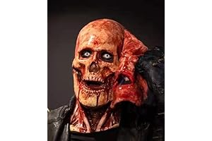 Creepy Halloween Blood Joker Double Mask