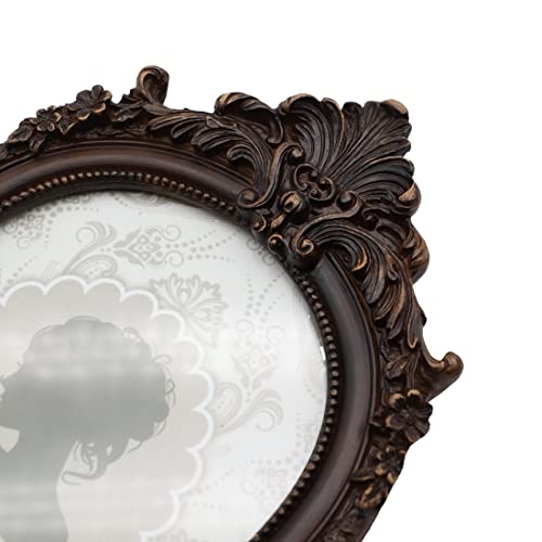 Cisoo Vintage 5X7 Picture Frame Antique Photo Frame Table Top Display And Wall Hanging, Retro Home Decor, Ornate Photo Gallary Art (Dark Brown) #TOP6