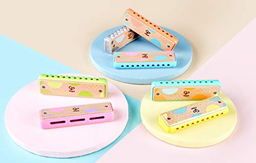 Hape Blues Harmonica | 10 Hole Wooden Musical Instrument Toy for Kids, Pink (E8918) - Les Beatles, Paul McCartney, John Lennon, RIngo Starr, George Harrison Hape Blues Harmonica | 10 Hole Wooden Musical Instrument Toy for Kids, Pink (E8918) – Image 5