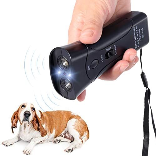 PetUlove Handheld Dog Repellent & Trainer , Bark Stopper with LED Flashlight B