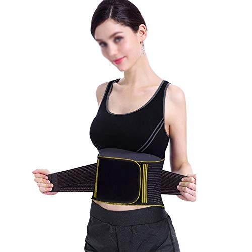 ZFF Soporte Lumbar Cinturón, por Hombres Mujer Deporte Y Trabajo Espalda Baja Dolor...