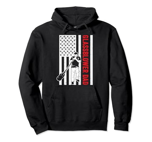 US American Flag Glassblower Hoodie