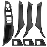 Hoypeyfiy 51417225875 Türgriff-Set, Ersatz für BMW 5er F10 F11 520 530, Fahrer Seite Fensterschalter Armlehne Beifahrer Seite Türgriff und Fensterschalter Abdeckungen