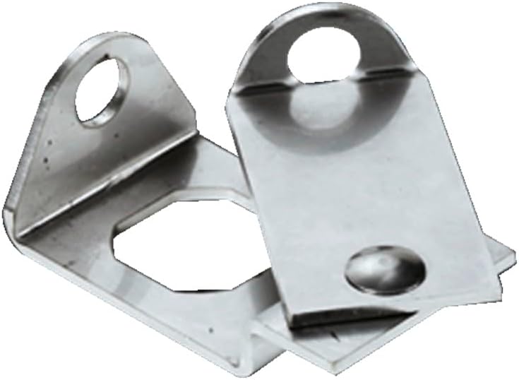 Rittal 8018974, Padlock hasp Lockout for wallmounted enclosures and Junction Boxes, Riveted with Square Cutout, Powder-Coated, Carbon Steel