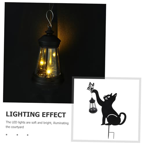 Lampe solaire extérieure robuste en fer pour éclairage cour - 4