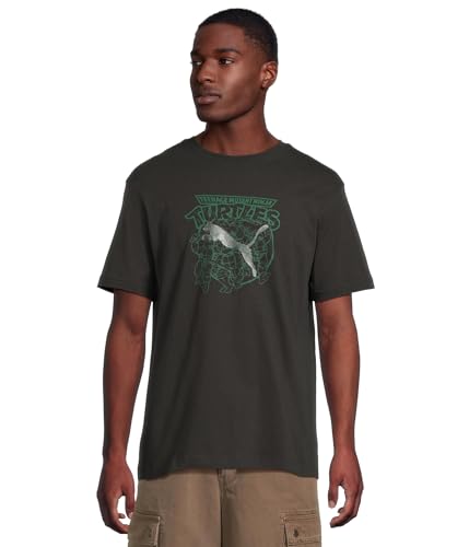 T-Shirt Puma TMNT Homme col rond coupe décontractée imprimé Ninja Turtles