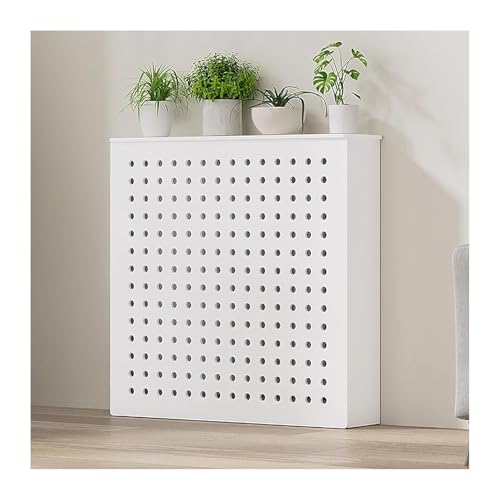 Cubiertas de radiador blancas de 50x70x20 cm para muebles de salon y pasillo