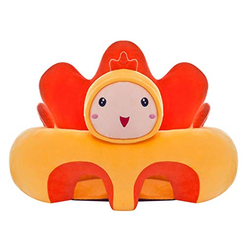 RORORO Assento de bebê com desenho animado, sofá infantil para aprender a sentar, almofada de suport