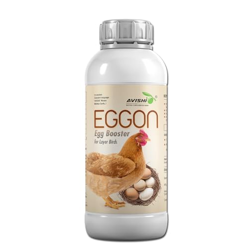 Avishi Eggon for Poultry (250 ml) Egg Booster Dietary Supplement for Layer Birds, Reduces Egg Breakage and Thin shelled Eggs