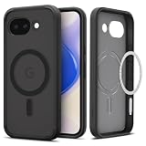 Spigen 【Made for Google 公式認定】 Pixel 10a ケース ウルトラ・ハイブリッド・マグフィット (フロスト・ブラック)