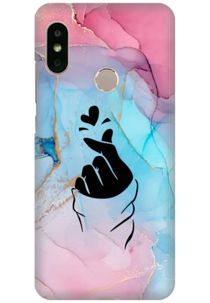 COBERTA Printed Back Cover for Mi A2 - Korean Heart On Cute Pink Blue Marble (B0BPVNWFRM) Amazon Price History, Amazon Price Tracker