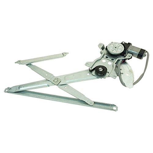 Image of TRQ Front Passenger Side Power Window Motor and Regulator Assembly Power Compatible with 2000-03 Toyota Tundra 2004-06, Regular Cab 2004-06 Tundra Extended Cab