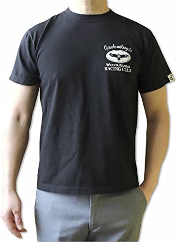Amazon Co Jp Acoustic アコースティック 頑丈 Tシャツ肉厚 丈夫tee Classic Model 初期デザイン アメカジプリント Ac Black Xl ファッション