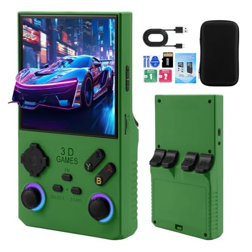2026Newly Upgraded V40 MAX Retro Handheld Game Console with 256G Built-in 20000+ Classic Games, 4.0 Inch 4K HD IPS Screen Open Source Linux System, 4000mAh Battery, Portable Pocket Video Game Console