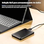 UnionSine 2.5" Disque dur externe portable 1TB, Noir USB 3.0 Type C HDD Stockage compatible pour PS4, Xbox, PC, - C'est pas vrai. TV, Bureau, Ordinateur portable