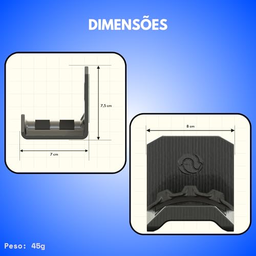 Suporte Headset Fone Headphone Universal de Parede Levitar Gamer Stephan