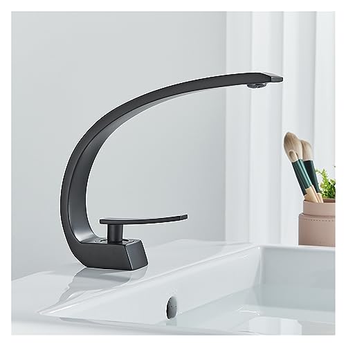 Mitigeur de lavabo cascade blanc et chrome pour vasque à poser moderne - 4