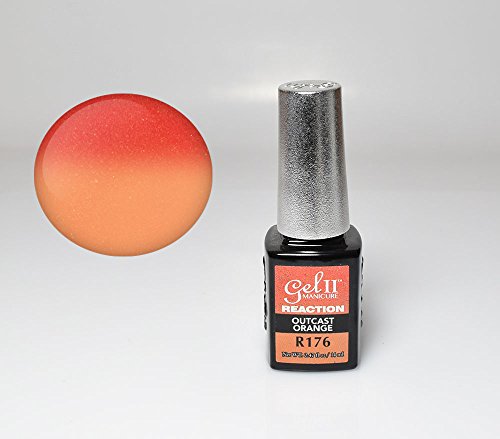 GEL II Reaction Color Changing Nail Mood Polish 0.47 oz - Outcast Orange R176