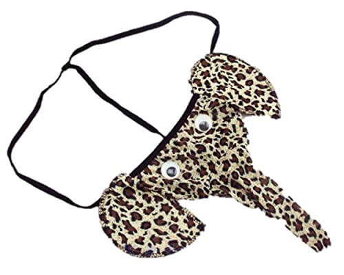 Men's Elephant Underwear Pouch Briefs Long U Bulge Pouch Sexy Low Waist Funny G-String Lover Gift4