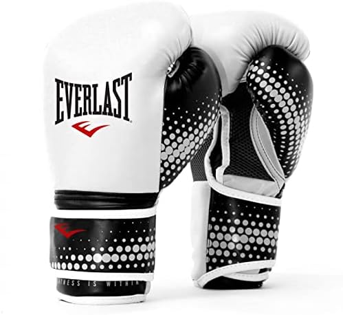 Everlast Spark Boxing Training Gloves (12 oz, White)