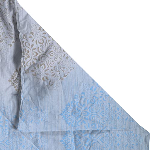 Image of Swayam Double Size AC Comforter | 254 cm X 228 cm | Grey, 150 GSM | Comes with Health Layer : Prevents oozing Out of Fibre