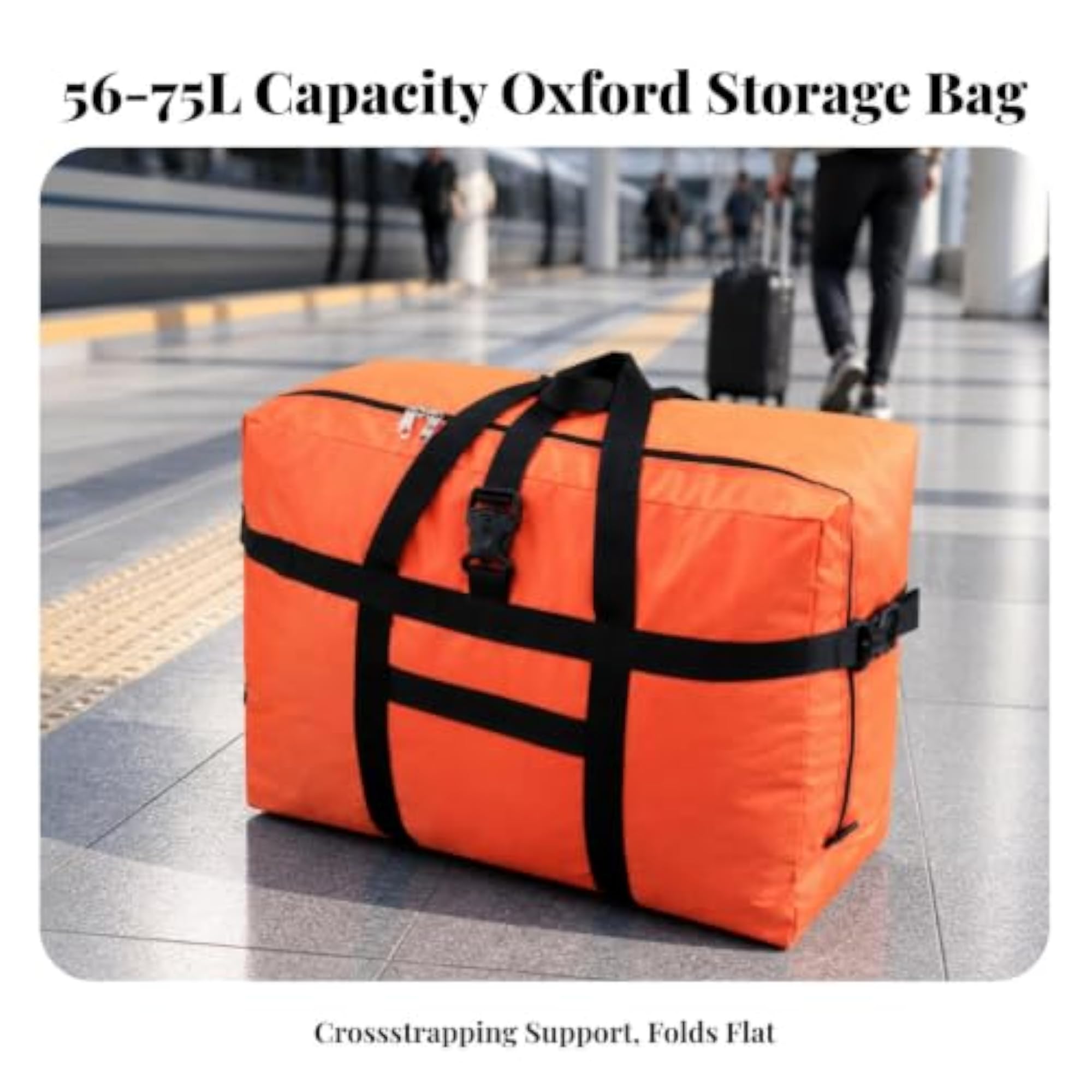Soft-Sided Oxford Cloth Storage Bag for Moving