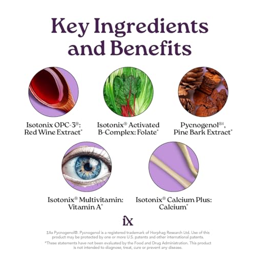 Isotonix® Daily Essentials Multivitamin Powder Packets – 4-in-1 Formula with Multivitamin, Activated B-Complex, Calcium Plus & OPC-3 with Pycnogenol® – Isotonic Delivery – Gluten Free-30 Packets - Image 5