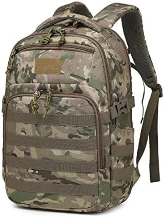 Wotony Mochila táctica militar, mochila para hombres mochila táctica negra pequeña mochila táctica bolsa de asalto