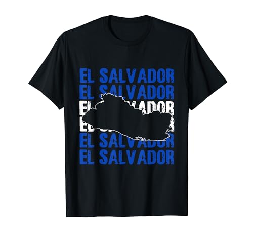 El Salvador Flag shirt, El Salvador map, Salvador for women T-Shirt