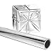 Silver Gift Wrapping Paper 26 in. x 25 FEET Roll - PREMIUM Thick Shiny Metallic Deco Wrap Foil for Presents, Origami, Weddings, Embossing by Angel Crafts
