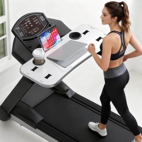 Qsxou Treadmill Desk Attachment, White