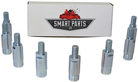 Set of 8 High Performance EZ GO Golf Cart Wheel Spacers 4" (2 inch Per Side) Universally for Golf Carts with 1/2" - 20 threads - Fits EZGO Club Car Harley Davidson Honda Yamaha Kawasaki Suzuki Polaris