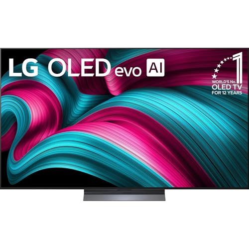 Image of LG OLED65C5PUA 65 inch C5 OLED evo 4K UHD webOS TV 2025 Bundle with CPS Exclusive 26 Month Protection, 2X HDMI Cable, Wall Mount, Surge Adapter & Deco Gear Complete Home Theater Beginner's Guidebook