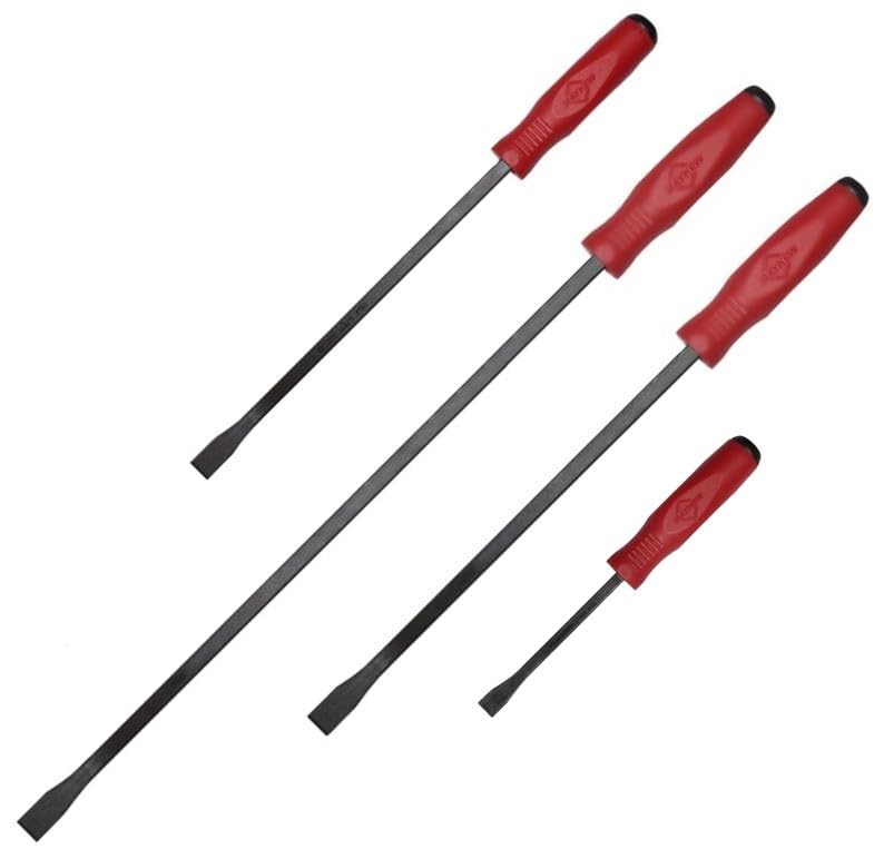 Mayhew Dominator Curved Pry Bar Set 4pc 24-8 w Strike Cap Made in USA Dominator EC
