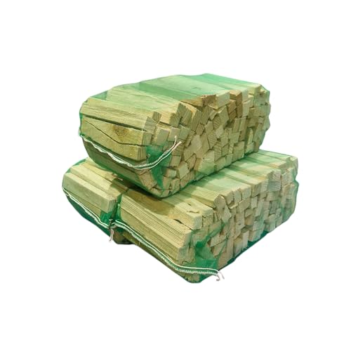 1 NET of Kindling 3-4KG in Weight,Kiln-Dried, Ready to Burn, Supplied in a Ready to Grab Net, Natural Wood Fire Starter