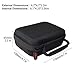 EVA Hard Case with Foam，6.7 x4.7 x2.5 inches Hard Sided Camera/Digital Case EVA shockproof Outdoor case，Suitable for storage of drones, digital products, electronic instruments, etc.