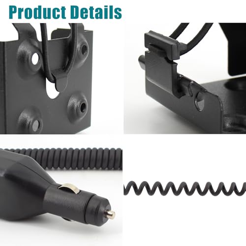 Accessoryway Replace RLN6434A RLN6434 Vehicle Travel Charger Compatible with Motorola APX8000 APX7000 APX6000 APX6000XE APX7000XE APX8000XE SRX2200 Two Way Radio Portable Car Charger Base -NO-IMPRES