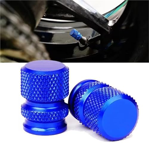 Bouchon de valve pneu moto Yamaha MT10 capuchon potence turquoise - 3