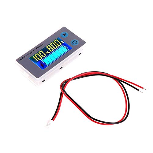 Phoncoo JS-C33 Battery Capacity Indicator and Voltmeter with included wiring harness