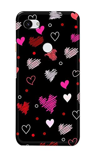 Image of PRINTFIDAA Vibrations of Love Hard Back Cover for Google Pixel 3A, G020A, G020E, G020B Back Cover -(P6) KAT1009