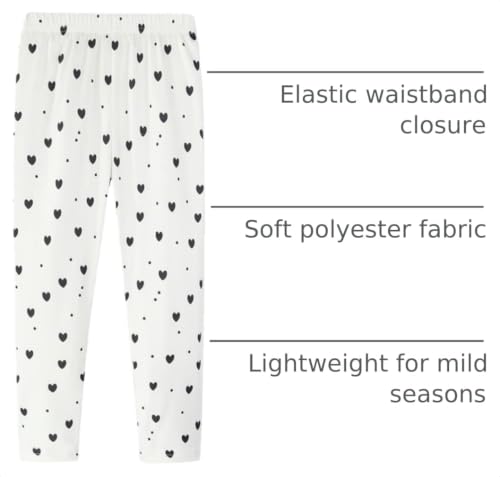 Image of Mud Kingdom Little Big Girls Leggings Cute Printing Polyester Stretchy Fashion Spring Summer