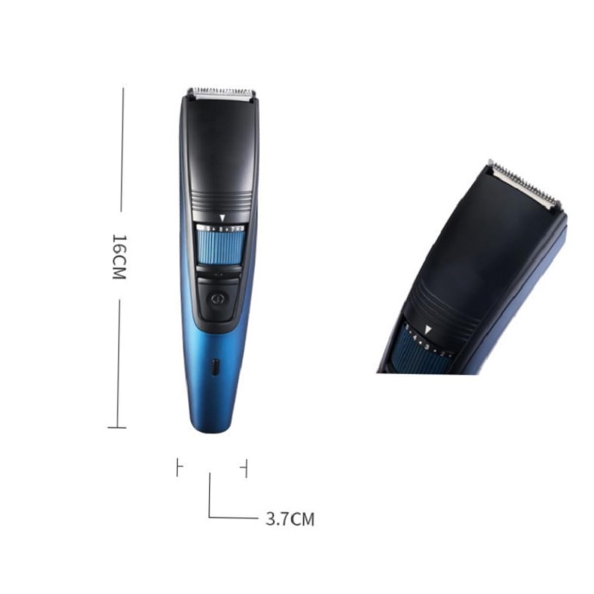 IWOWHERO USB Rechargeable Hair Trimmer Portable Hair Clipper for Men Women Efficient Hair Shears with High Motor for Travel and Home Use